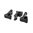 GEN2 PMAG MAGPOD 3er-Pack Magazin 1,5 Zoll Basepad Schwarz