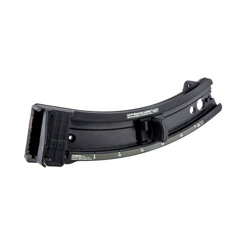 Der RANGE BENCHLOADER von MAGLULA LTD. ermöglicht schnelles, müheloses Laden von AR15/M4-Magazinen, verlängert deren Lebensdauer und ist perfekt für den Einsatz am Schießstand.