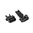 MBUS PRO Flip‑Up‑Visier‑Set LR, verstellbar, für AR‑15, schwarz