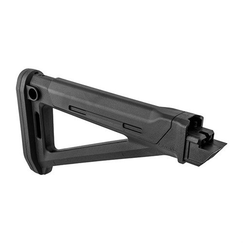 Der Magpul MOE AK Stock bietet eine optimierte feste Schulterstütze für AK-47/74 mit internem Stauraum, Gummi-Backe und anpassbaren Wangenauflagen.