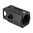 AK-auf-AR-Pufferrohr-Adapter, schwarz, Aluminium