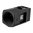 AK-auf-AR-Pufferrohr-Adapter, schwarz, Aluminium