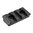 M-LOK 3-Slot Picatinny-Schiene Aluminium Schwarz