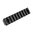 M-LOK 9-Slot Picatinny-Schiene, Aluminium, schwarz