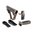 Zusammenklappbares Waffenfurnitur-Set, Braun