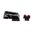 S&W M&P Einstellbares Faseroptik-Visierset