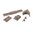 M-LOK Handstop-Kit aus Polymer für AR-15 Flat Dark Earth