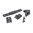 M-LOK Handstop-Kit, Polymer, für AR-15, grau