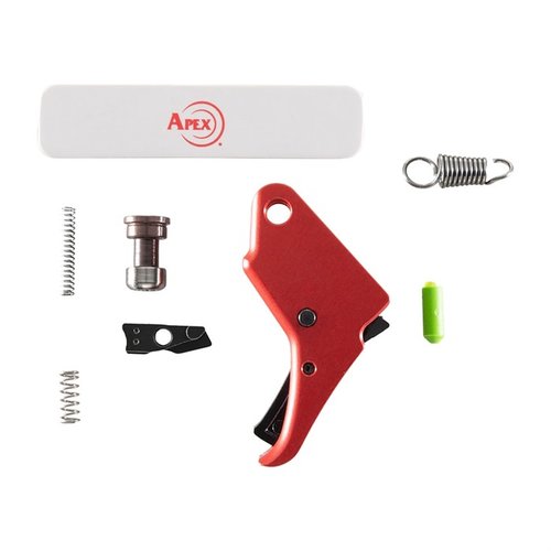 Der RED M&P SHIELD ACTION ENHANCEMENT TRIGGER bietet eine verbesserte Abzugsqualität mit kürzerem Vor- und Nachlauf sowie einem sicherheitsgerechten Design.