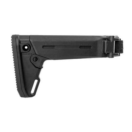 Der YUGO Zhukov-S Stock bietet eine robuste, klappbare Polymer-Konstruktion, verstellbare Schaftlängen und eine rutschfeste Gummischaft für optimalen Komfort.