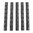 Schienen-Paneel-Set 5er-Pack KeyMod Gummi schwarz 5,5"