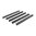 Schienen-Paneel-Set 5er-Pack KeyMod Gummi schwarz 5,5"