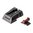 Schwarze Kimme / rotes Korn, einstellbares Visier-Set, Novak Style