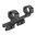 30-mm 1,5" 0 MOA QD-Cantilever-Montage, schwarz