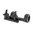 30-mm 1,5" 0 MOA QD-Cantilever-Montage, schwarz