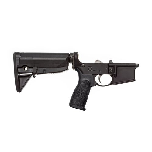 Der BCM® AR-15 Complete Lower Receiver bietet Zuverlässigkeit und einfache Montage, gefertigt aus 7075-T6 Aluminium mit BCMGUNFIGHTER™ Stock für optimale Leistung.