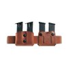 Der DOUBLE MAG CARRIER von GALCO bietet eine robuste Konstruktion aus Premium-Leder, verstellbare Spannung und passt auf Gürtel bis 1 3/4". Ideal für jeden Schützen!