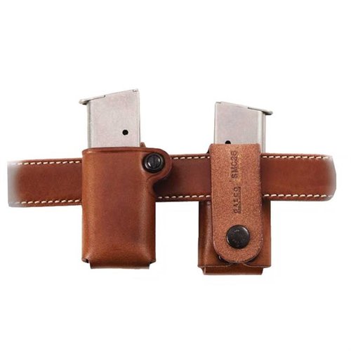 Der SMC™ Single Magazine Carrier aus hochwertigem Sattelleder bietet eine sichere Befestigung an deinem Gürtel und passt auf Gürtel bis 1 3/4".