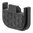 Aluminium-Backplate schwarz eloxiert