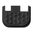 Aluminium-Backplate schwarz eloxiert