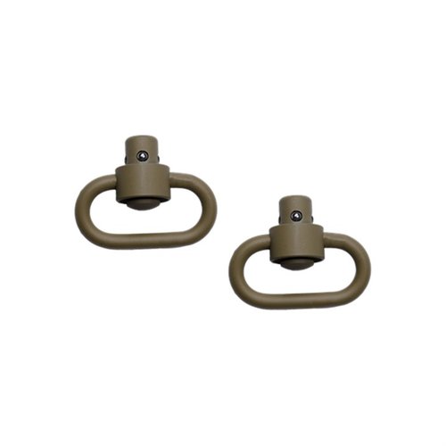 Die PUSH BUTTON SWIVELS von GROVTEC US bieten eine extrem stabile Leistung mit einer Zugkraft von bis zu 450 Pfund und einer nicht reflektierenden CERAKOTE™-Oberfläche.