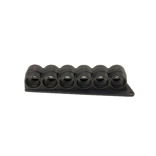 Der SURESHELL Polymer Shotshell Carrier bietet dir eine robuste und zuverlässige Möglichkeit, 6 Schuss Munition schnell griffbereit zu haben – ideal für Profis!