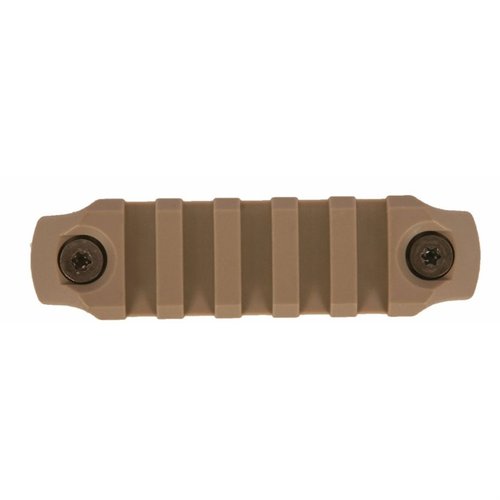 Die KEYMOD Picatinny Rail Sections aus leichtem, schlagfestem Polymer bieten eine snag-resistant Bauweise, korrosionsbeständige Montagehardware und passen auf alle KeyMod-Oberflächen.