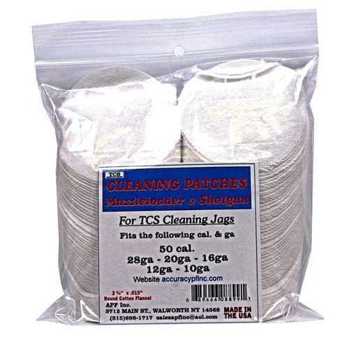 Die TCS Cleaning Patches aus 100% Baumwollflanell bieten die perfekte Passform für verschiedene Kaliber und sorgen für eine effektive Reinigung deiner Feuerwaffen.