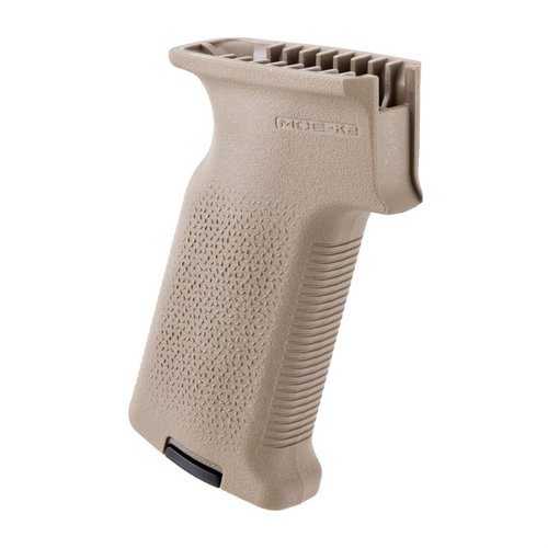 Das MOE-K2 AK Grip bietet einen vertikalen Griffwinkel für mehr Komfort und Kontrolle, aggressive TSP-Oberfläche und Platz für optionale Storage Cores.
