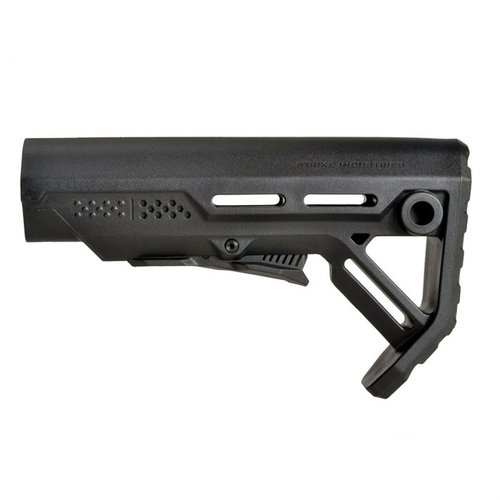 Der AR-15 MOD1 Stock ist leicht, kompakt und einfach zu installieren, bietet QD Sling-Montagepunkte und eine verbesserte Wangenauflage für optimale Nutzung.