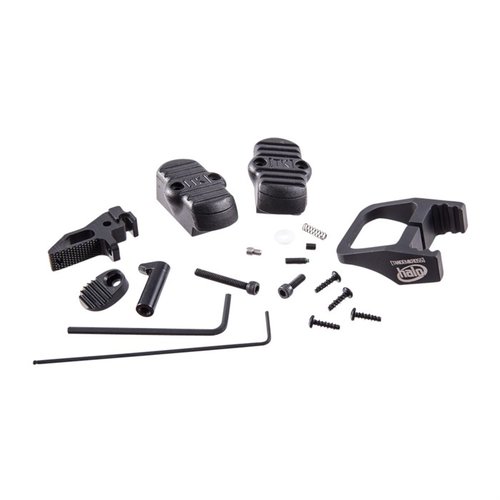 Verbessere deine SW22 Victory mit dem RACE GUN KIT von TANDEMKROSS: halo Charging Ring, Victory Trigger, Titan Extended Magazine Release und VictoryPRO Base Pads für optimale Leistung!