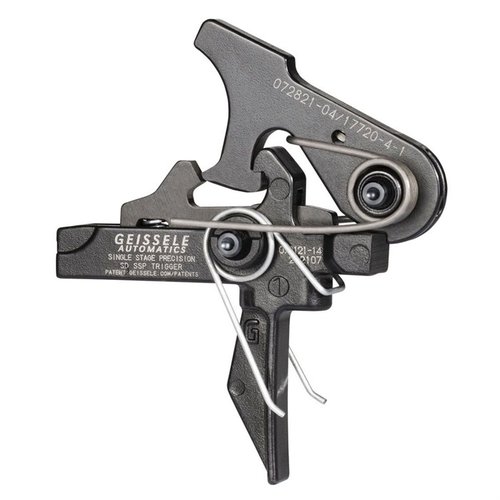 Der Geissele SSP Trigger bietet eine ultra kurze Abzugsbetätigung, schnellen Reset und präzise Schüsse – ideal für dein AR-15 und 3 Gun Wettbewerbe.