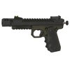 SCORPION, .22 LR, 1911-Style, OD-Grün, HOGUE, 4,5", Kompensator