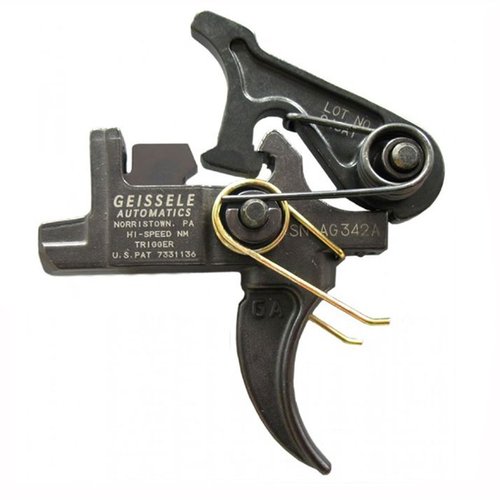 Der Geissele Hi-Speed National Match Trigger ermöglicht dir eine präzise Anpassung des Abzugsgewichts für optimale Kontrolle beim Schießen.