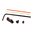 ZEV Visier-Set, .215 Fiber-Optik-Front, COMBAT V3 Rückteil schwarz