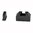 ZEV Visierset, .300 Black Vordervisier, Co‑Witness schwarzes Hintervisier
