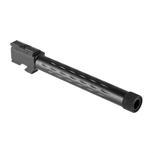 Die Faxon Flame Match Barrels für Glock® 34 bieten einzigartige Flutungen für erhöhte Steifigkeit, bessere Kühlung und präzise Schüsse ohne Wärmeverzug.