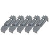 Taktile Verriegelungsplatte Typ 1, Grau, 5er-Pack