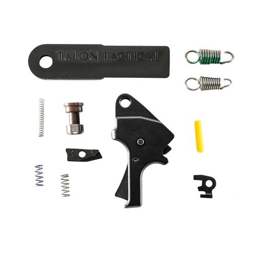 Das Apex Tactical S&W M&P M2.0 Flat-Faced Forward Set Trigger Kit bietet einen leichteren, gleichmäßigen Abzug mit 40% weniger Reise und schnellerem Reset für präzisere Schüsse.