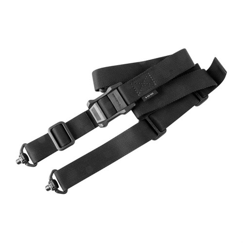 Die Magpul MS1 QDM Sling ist eine vielseitige, strapazierfähige Zweipunkt-Schlinge mit schnellem Längenanpassungssystem und sicherem Halt ohne Verrutschen.