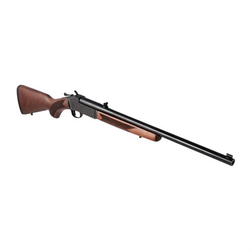 Die HENRY SINGLESHOT 45-70 ist eine präzise, sichere Einzelladerbüchse mit 22" Lauf, Walnuss-Schaft und Gummischulterpolster für optimalen Komfort.