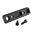 TITAN 10/22 Mini-Picatinny-Schiene, Direktgewinde, Aluminium, schwarz