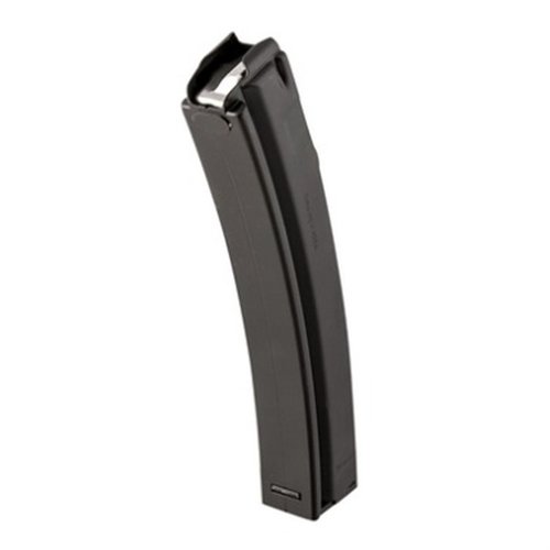 Die KCI MP5 Magazine bieten zuverlässige 20- oder 30-Runden Kapazität, robusten Stahlbau und eine gebogene Form für reibungsloses Nachladen.