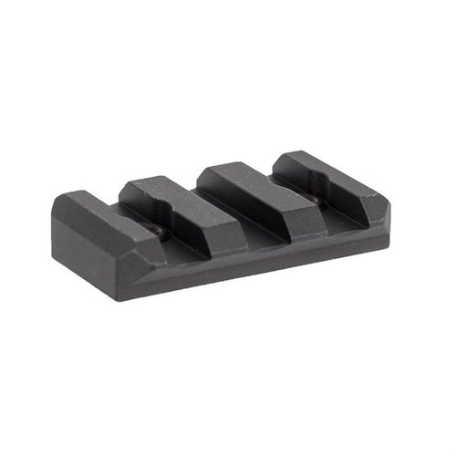 Die Arisaka Low Profile Picatinny Rail bietet eine minimalistische Bauweise, die die Höhe reduziert und Zubehör nah am Handguard hält, ideal für KeyMod.