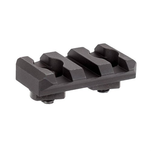 Die Arisaka Low Profile Picatinny Rail reduziert die Höhe für eine schlanke Montage, bietet 5 Picatinny-Slots und wiegt nur 0,6 oz – perfekt für deine Ausrüstung!