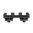 M-LOK Low-Profile 3-Slot 1,37" Schwarz