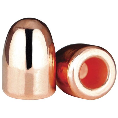 Die Berry's Superior Plated 45 Kaliber (0,452") 185gr Hollow Base Round Nose Geschosse bieten Präzision, sind kostengünstig und führen nicht zu einem Bleifleck im Lauf.