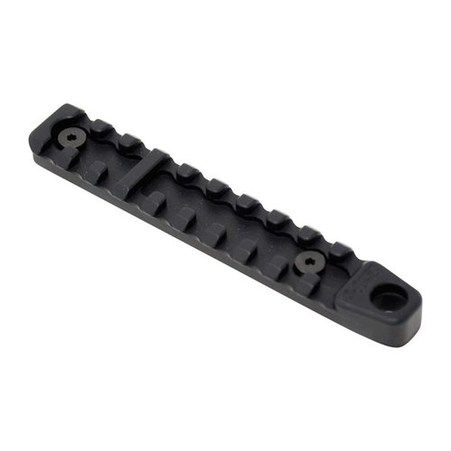 Die Area 419 KeyMod Improved Bipod Rail bietet 43 % mehr Befestigungsfläche, ist aus leichtem 7075-T651 Aluminium gefertigt und hat eine glatte, schnittfreie Oberfläche.