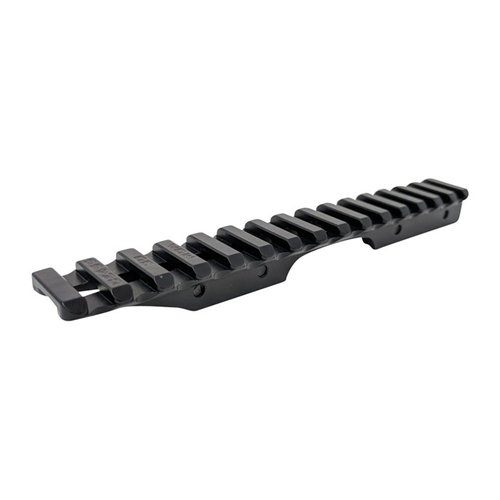Die Area 419 CZ 455 Picatinny Scope Rail bietet eine stabile, einteilige Konstruktion, die Scope-Verschiebungen verhindert und mit einem integrierten Bubble Level ausgestattet ist.
