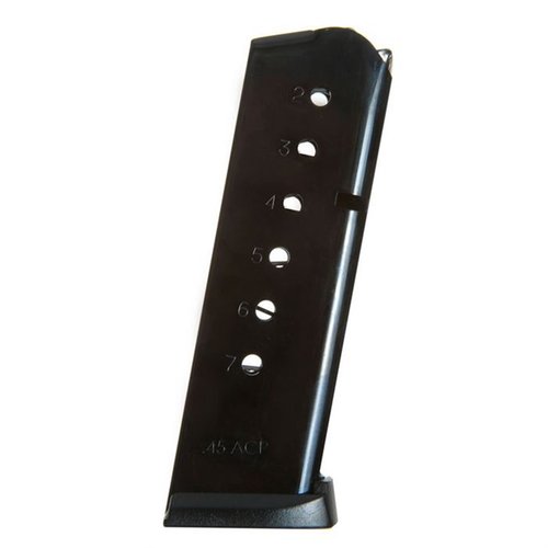 Die 1911 ACT-MAG Magazine 45ACP bieten dir zuverlässige Leistung mit 7, 8 oder 14 Schuss Kapazität aus robustem Stahl für deine Remington oder Rock Island Armory.